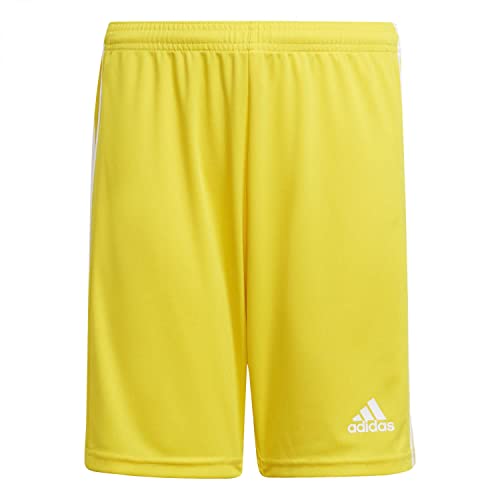 Adidas Squadra 21 Shorts Bambini e ragazzi, Team Yellow/White, 152