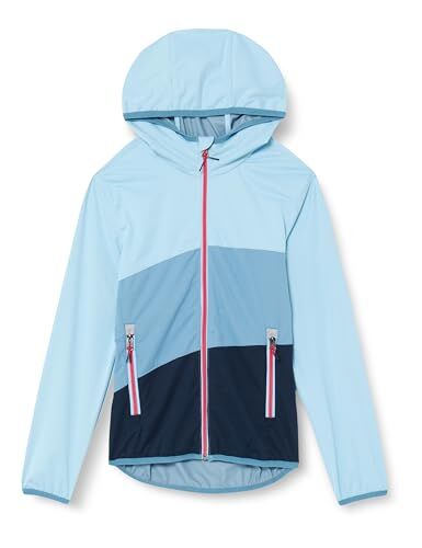 Killtec Girl's Giacca funzionale a 2 strati/giacca outdoor con cappuccio KOS 207 GRLS JCKT, ice-blue, 176,