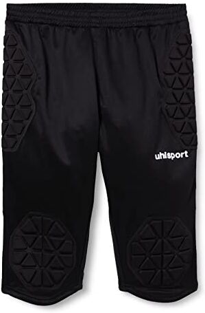 Uhlsport Anatomic Goalkeeper Pantaloni a 3/4 da Bambino, Bambini, , Nero, 128