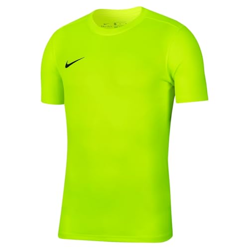 Nike Maglia Unisex per Bambini Park VII SS, Unisex Bambini, Maglia, , Volt/Nero., M