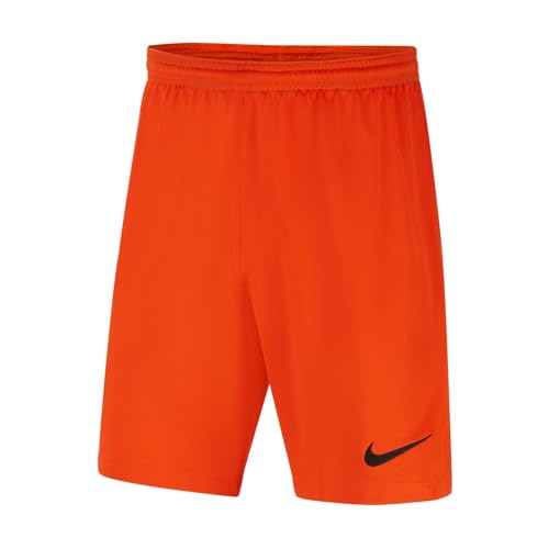 Nike Park III NB Pantaloncini Unisex per Bambini, Unisex Bambini, Pantaloncini, , Sicurezza Arancione/Nero, XL