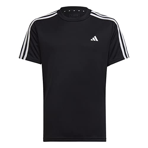 Adidas U TR-es 3s T Maglietta, Nero/Bianco, 7 Años Bambini e Ragazzi