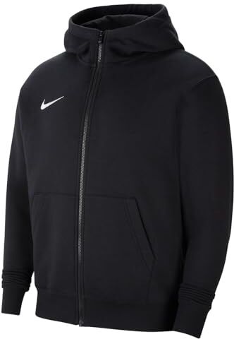 Nike Park 20 Felpa con Cappuccio E Zip Bambini e Ragazzi, Nero/Bianco, S (8 9 anni)