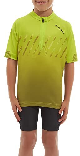 Altura Maglia a Maniche Corte Airstream (K), Colore Lime, 2022, SS Unisex, 9-10 Anni