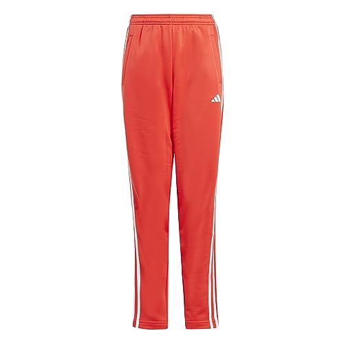 Adidas IJ9549 U TR-ES 3S Pant Pantaloni Sportivi Unisex Bambino Bright Red/White Taglia 7-8A