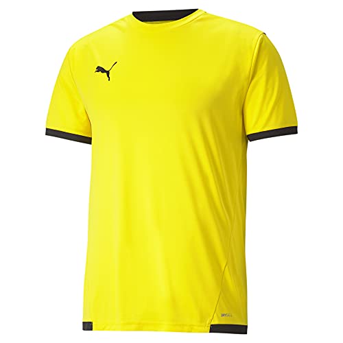 Puma Uomo Shirt, Cyber Yellow- Black, XL