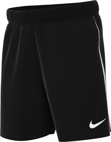 Nike Knit Soccer Shorts Y Nk DF Lge Knit III Short K, Black/White/White, , XS