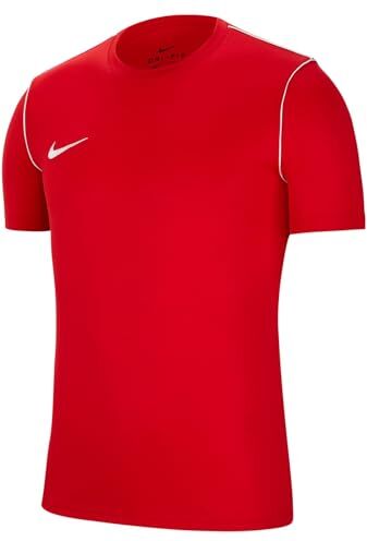 Nike Park 20, Maglia Manica Corta Bambino, Universita 'Rosso/Bianco/Bianco, 12-13 Anni