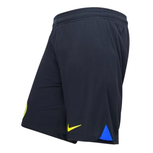 Nike Inter FC  Inter M NK DF STAD Short HA Pantaloncini Uomo Black/Lyon Blue/Vibrant Yellow XS