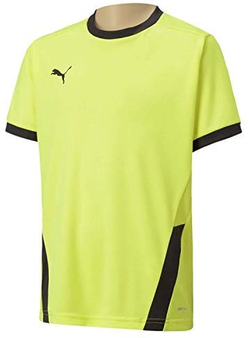 Puma Teamgoal 23 Jersey Jr, Maglietta Unisex Bambini, Fluo Yellow Black, 176