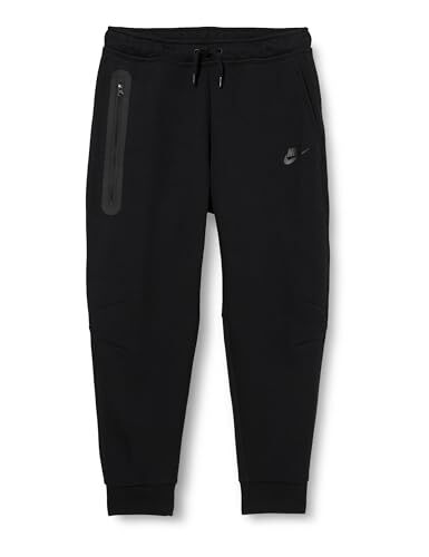 Nike B NSW Tech FLC Pant, Pantaloni Sportivi Bambino, Black/Black/Black, S