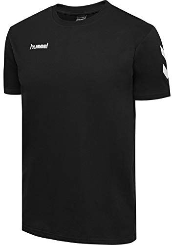 Hummel Hmlgo T-Shirt Bambino In Cotone S/S, 176, Nero