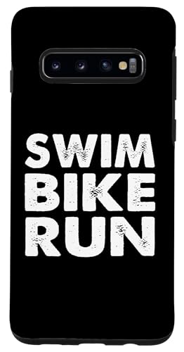 26 Rd Londonshirts Apparel Custodia per Galaxy S10 Corsa Bici Nuoto Triathlon Sport