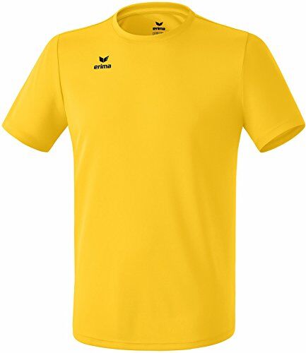 Erima Teamsport, Maglietta a Maniche Corte Unisex Bambini, Giallo, 128