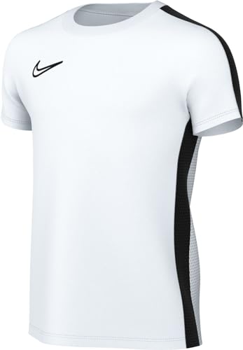 Nike Unisex Kids Short-Sleeve Soccer Top Y Nk DF Acd23 Top SS, White/Black/Black, , XS