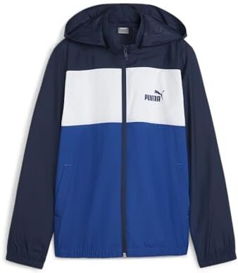 Puma Ess+ CB Giacca A Vento B, Bambini e Ragazzi, Club Navy, 152