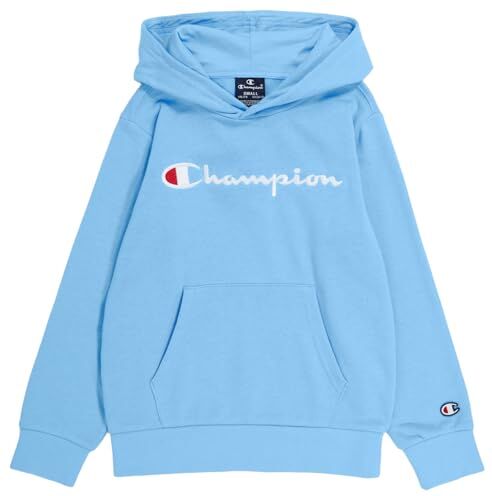 Champion Legacy Icons B Ultralight Spring Terry Felpa con Cappuccio, Azzurro, 15-16 Anni Bambino SS24