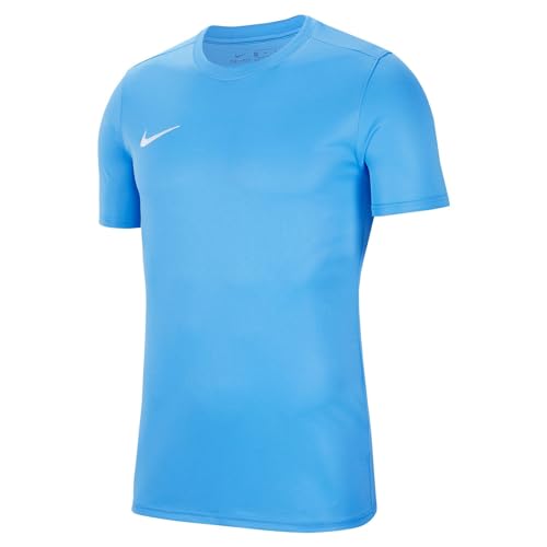 Nike Y Nk Dry Park VII JSY SS T-Shirt, Unisex Bambini, University Blue/White, XL