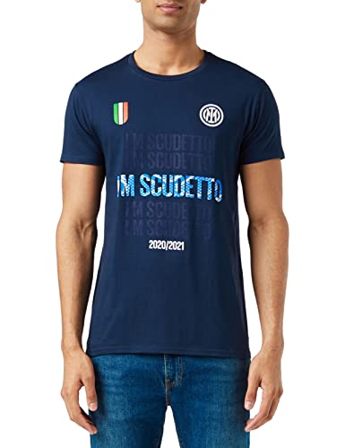 Inter T-Shirt I M Scudetto Campioni d'Italia 2020-2021, Blu