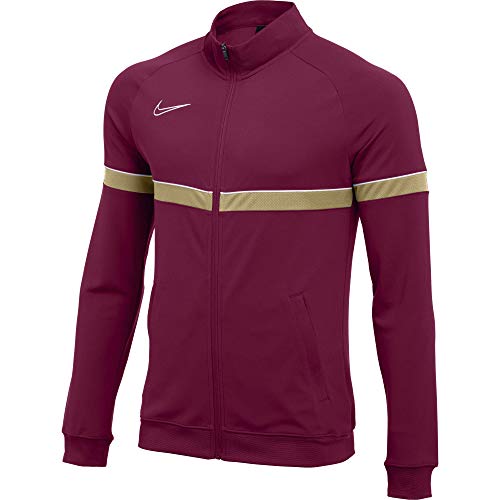 Nike Giacca da allenamento Y Nk Dry Acd21 Trk Jkt K, Bambino, Giacca da tuta, , Rosso/bianco/oro jersey/bianco, 128-140