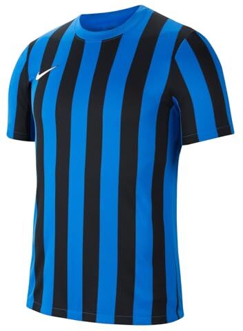 Nike Dri-Fit Division IV, Maglia Manica Corta Uomo, Royal Blu/Nero/Bianco, L