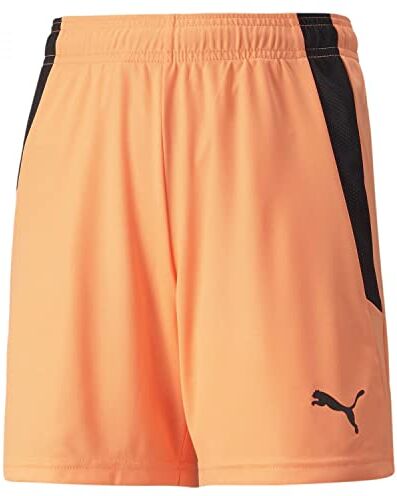 Puma teamLIGA Shorts Jr, Unisex Kids, Neon Citrus Nero, 152