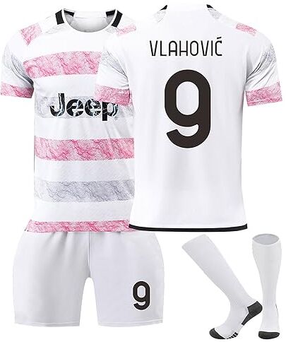 Generic Maglie da Calcio per Bambino e Adulti, Maglia Calcio 2023 2024, Numero 7, 9 Completo Calcio con Calze, T-Shirt Pantaloncini di Calcio da Bambino Uomo