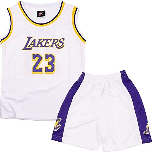 FUTERLY Completo Basket Bambino,2 Pezzi Completo Basket Ragazzo,Divisa Basket Bambino,Maglia Basket Bambino,Canotta Basket Bambino e Pantaloncini,Completino Basket Bambino 12-14 Anni,Bianco,XXL