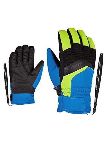 Ziener Labino As(r) Glove Junior, Guanti da Sci/Sport Invernali, Impermeabili, Traspiranti Bambino, Persiano Blu, 5.5