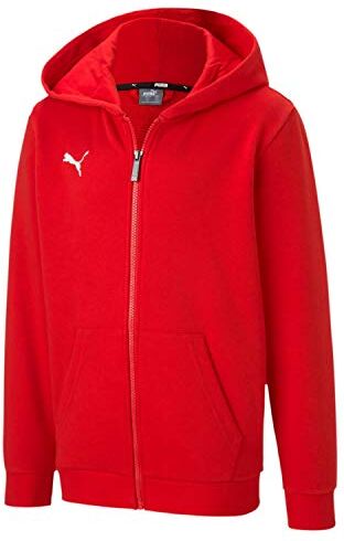 Puma Teamgoal 23 Casuals Hooded Jr, Giacca Tuta Bambino, Rosso ( Red), 164