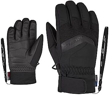 Ziener Labino As(r) Glove Junior, Guanti da Sci/Sport Invernali, Impermeabili, Traspiranti Bambino, Nero, 7