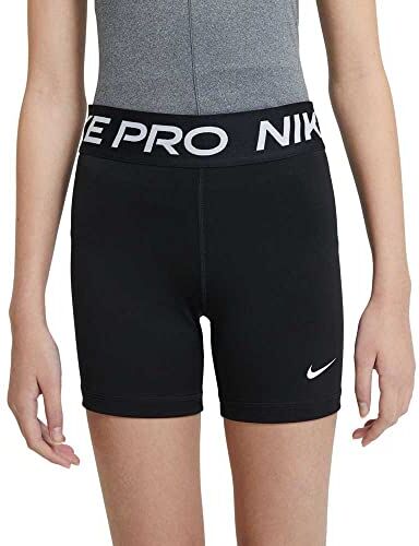 Nike Dry Fit 3in, Pantaloncini Unisex Bambini E Ragazzi, Black/White, 56