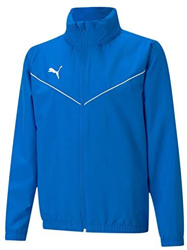 Puma Teamrise all Weather Jkt Jr Felpa da Ragazzo, Bambino, Maglia di Tuta, , Blu Elettrico, Limonata, 152