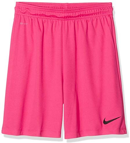 Nike YTH Park II Knit Short NB Pantaloncini, bambino, Rosa/Nero (Vivid Pink/Black), L