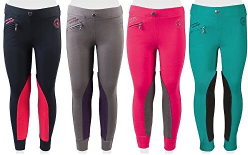 PFIFF Ella Leggings da Equitazione per Bambini