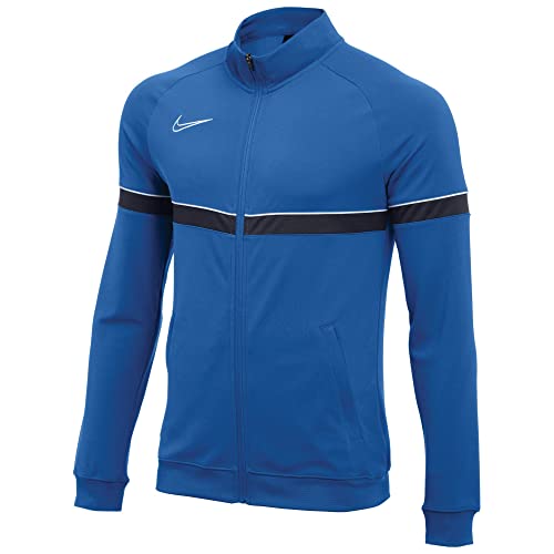 Nike Y Nk Dry Acd21 Trk Jkt K Giacca sportiva da bambino, Unisex Bambini, , blu/bianco/ossidiana/bianco, 8-10 anni