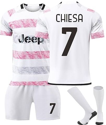 Generic Maglie da Calcio per Bambino e Adulti, Maglia Calcio 2023 2024, Numero 7, 9 Completo Calcio con Calze, T-Shirt Pantaloncini di Calcio da Bambino Uomo