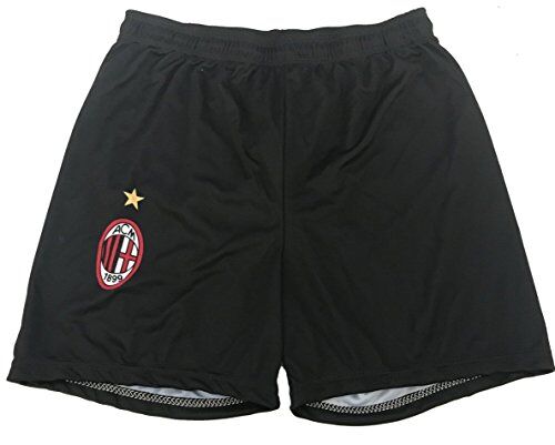 AC milan PANTALONCINI PANTALONCINO MILAN UFFICIALE REPLICA adulto uomo bambino NERO (XL)