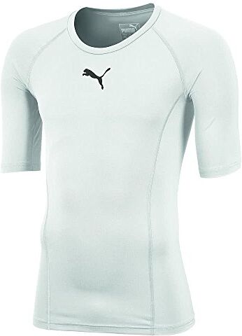 Puma Maglietta da uomo LIGA Baselayer SS Jr, Bambino, Maglietta., 655919_04, bianco, 152