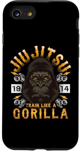 Jiu Jitsu Gorilla Felpe con cappuccio Camicie e Custodia per iPhone SE (2020) / 7 / 8 Jiu Jitsu Gorilla Grappling