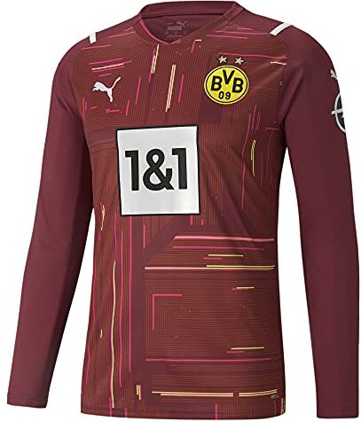 Puma Borussia Dortmund Stagione 2021/22 Attrezzatura da Gioco, Game-Kit, Uomo, Cordovano, L