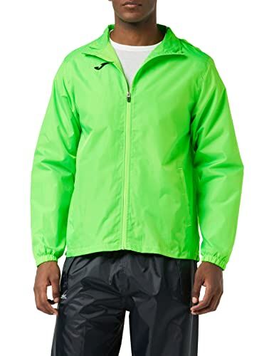 Joma Iris, Giacca Antipioggia Bambino, Verde Fluo, XXXL