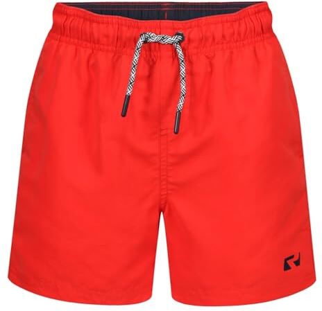 RIPT Performance Ript RCJSHO772 Essentials Ragazzo Quick Dry UV 50 Protezione Solare Peach Finish Nuoto Pantaloncini Da Bagno Pantaloncini Da Bagno Tronchi, Rosso, 3-4 anni