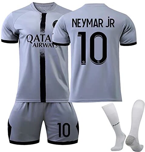 Generic Maglia PSG Bambino Calcio Paris Maglia Completo PSG Kit Allenamento Calcio, Tuta PSG Uomo T-Shirt Pantaloncini di Calcio da Uomo Bambino, Maglietta di Paris