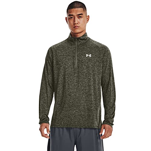 Under Armour Uomo UA Tech 2.0 1/2 Zip, Maglia uomo sportiva con zip