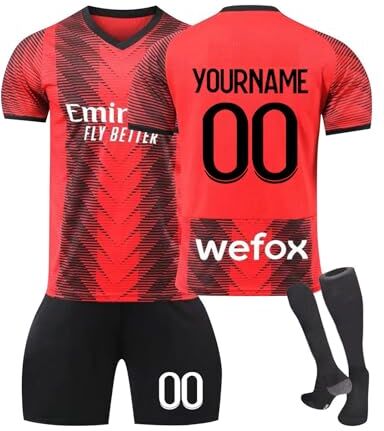 Generic Magliette Personalizzate Maglia Calcio Maglie Calcio Maglie da Calcio Completo Calcio Uomo Maglietta Personalizzata Uomo Maglia da Calcio Maglia Calcio Uomo Completino Calcio Uomo