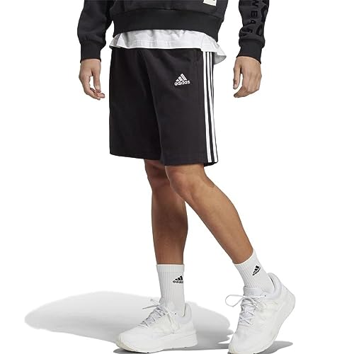 Adidas Essentials Single Jersey Pantaloncini da Uomo a 3 Strisce