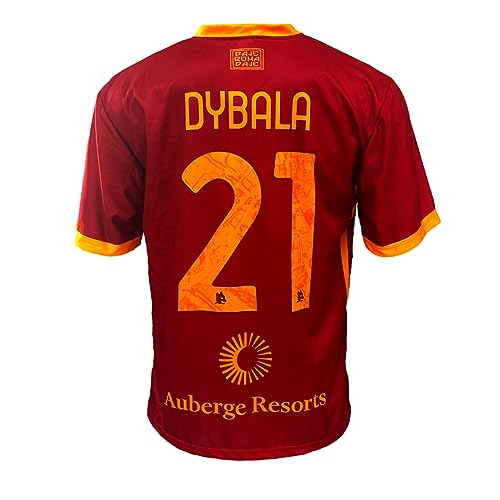 AS Roma Maglia Replica Ufficiale 23/24, Dybala Home Riyadh,