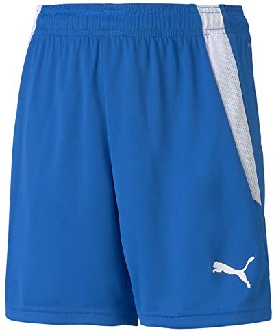 Puma teamLIGA Shorts Jr, Pantaloncini Unisex Bambini, blu (Electric Blue Lemonade/ White), 152