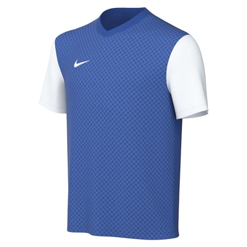 Nike Y Nk DF Tiempo Prem II JSY SS in Jersey, Royal Blu/Bianco/Bianco, 7-8 Anni Unisex-Bambini e Ragazzi